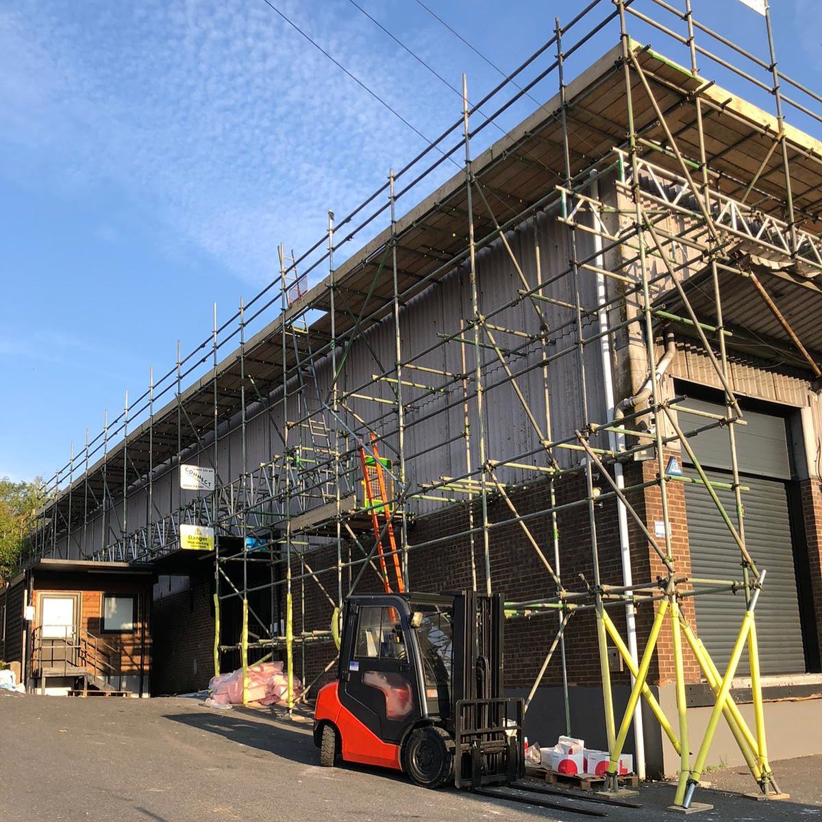 High scaffolding scaffold scaffolder connect 