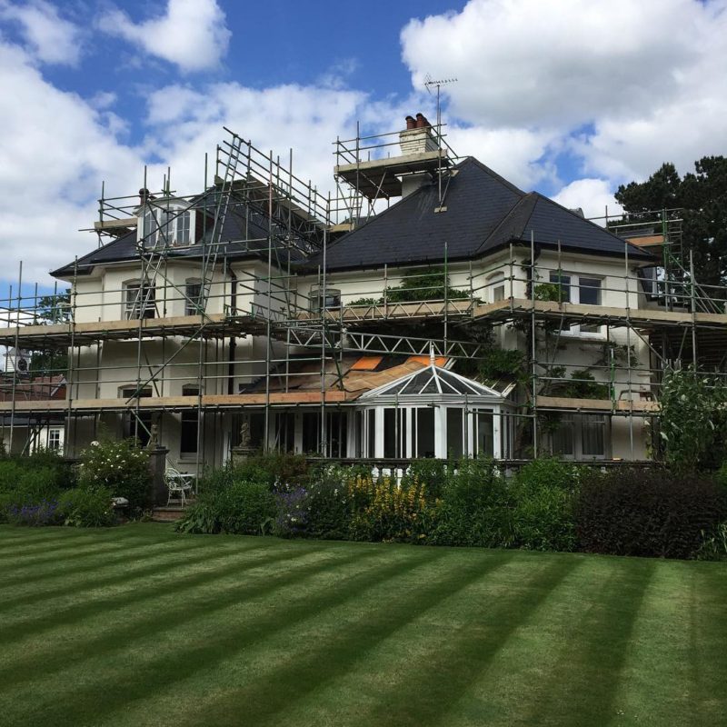 Domestic scaffolding by Connect Scaffolding Services of Thame